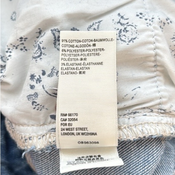 Free People/We The Free Curvy Vintage High Rise Denim/Jean Shorts. Size 27. - Picture 11 of 11